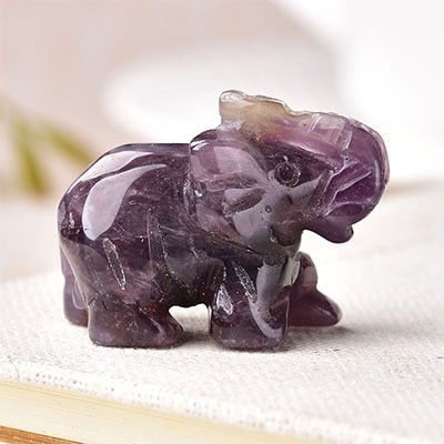 Elephant Amethyst Obsidian Stone