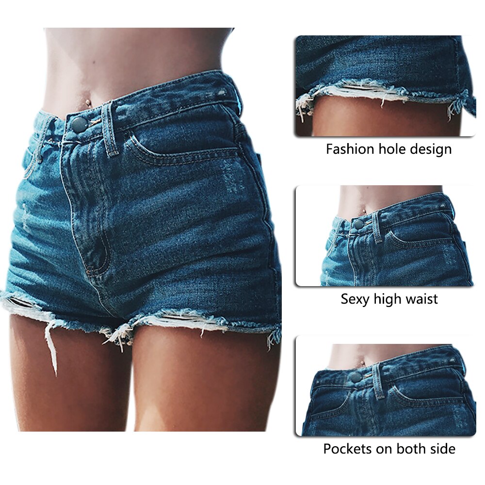 JODIMITTY Denim High Waisted Shorts