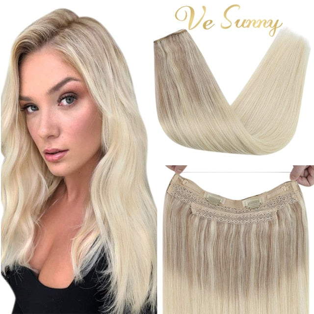 VeSunny Halo Human Hair Extensions