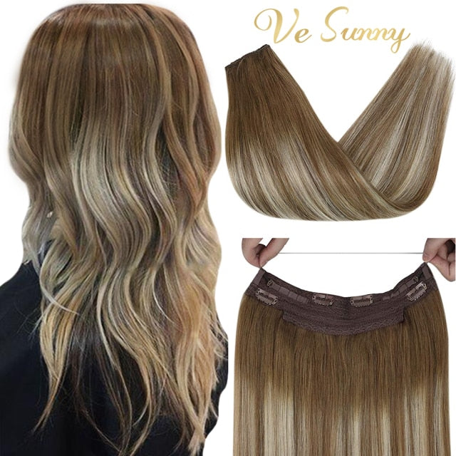 VeSunny Halo Human Hair Extensions