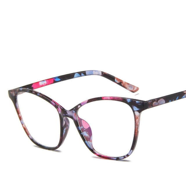 FLORAL Vintage Cat Eye Eyeglasses