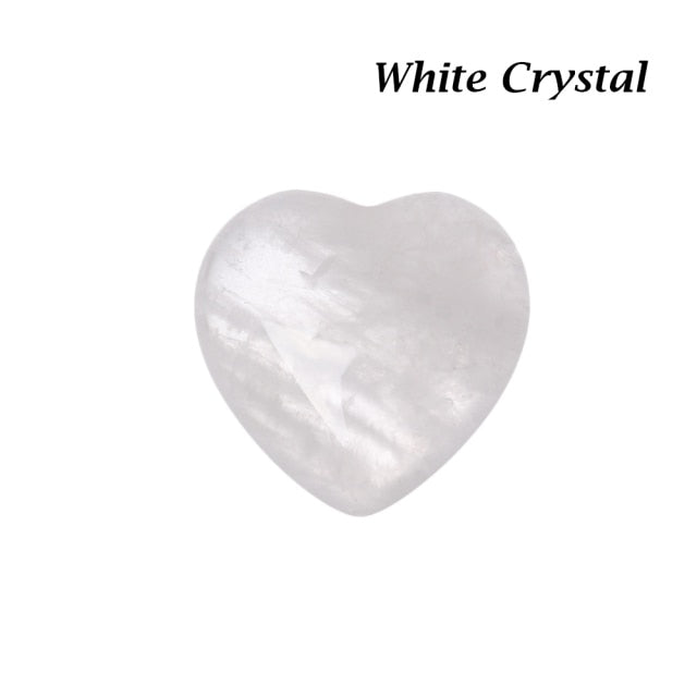 Heart Shaped Healing Crystal Stones