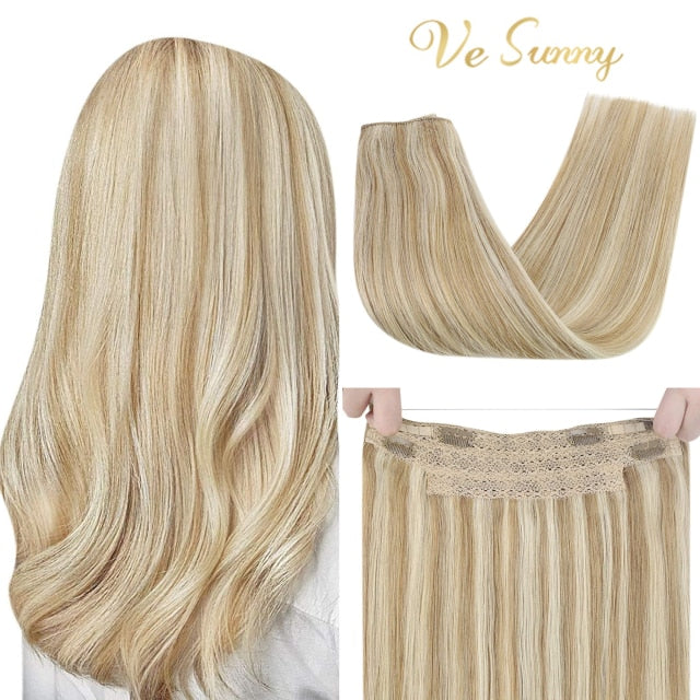 VeSunny Halo Human Hair Extensions