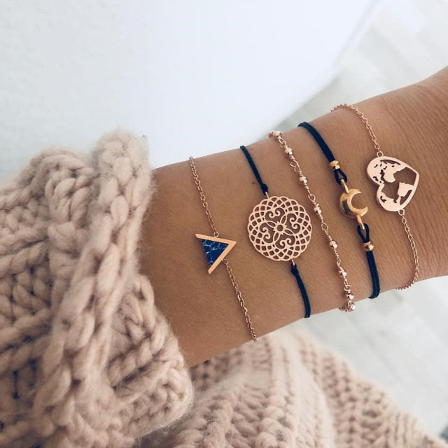 Bohemian Bracelets & Bangles Set