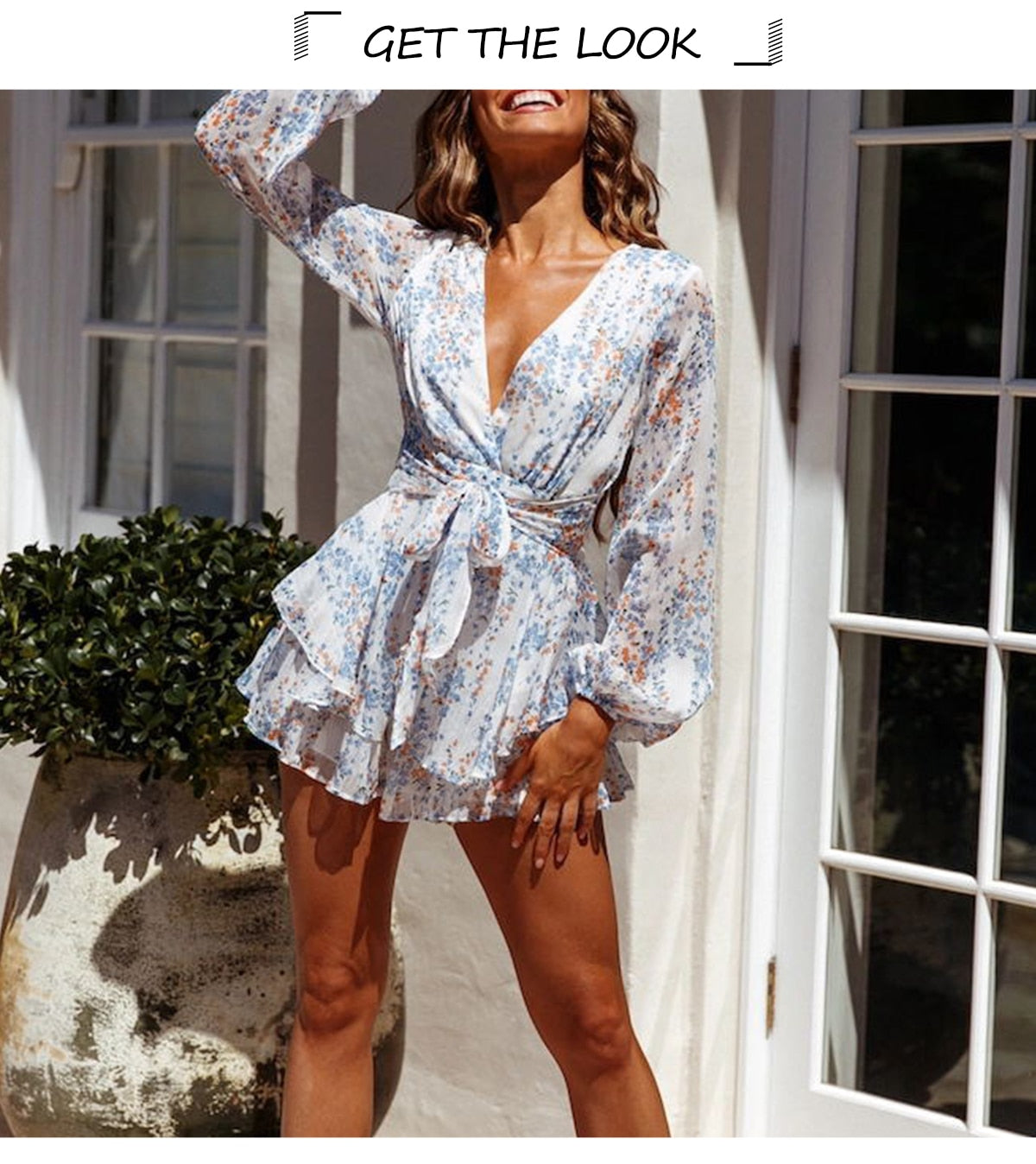 Sheer Dreamy Blue Romper