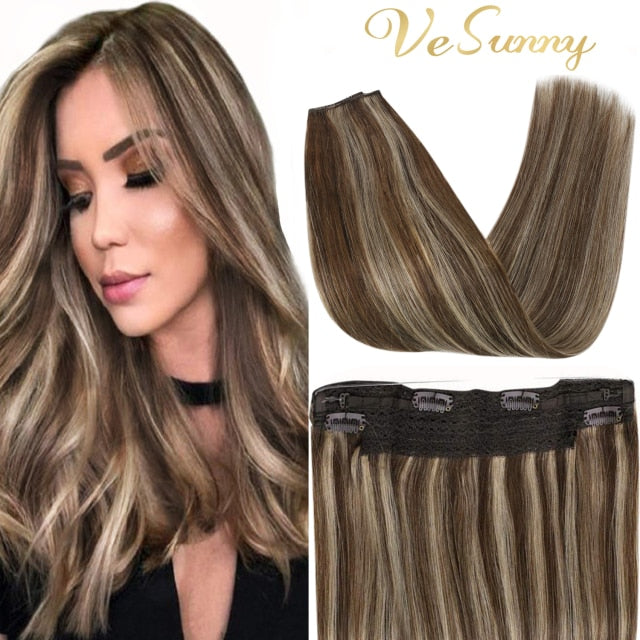 VeSunny Halo Human Hair Extensions