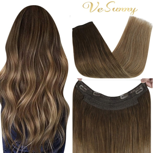 VeSunny Halo Human Hair Extensions