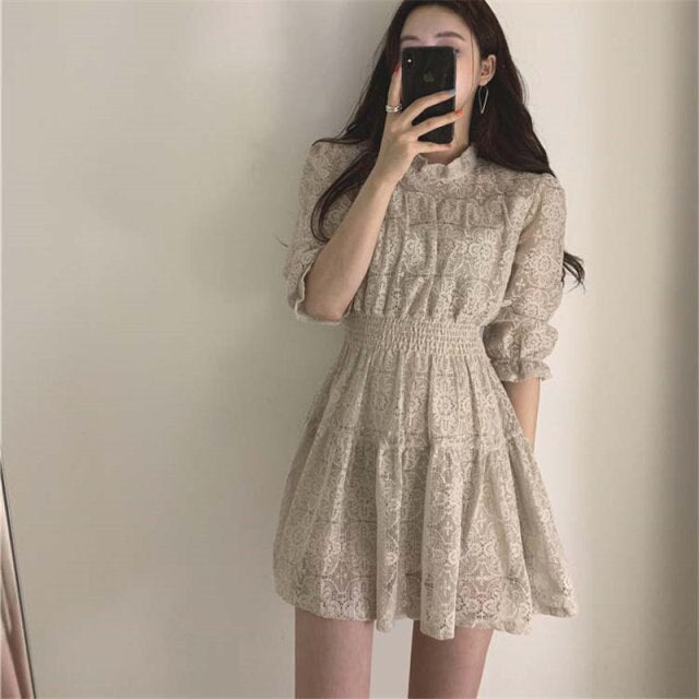 Chic Waist-Controlled Elegant Mini Dresses