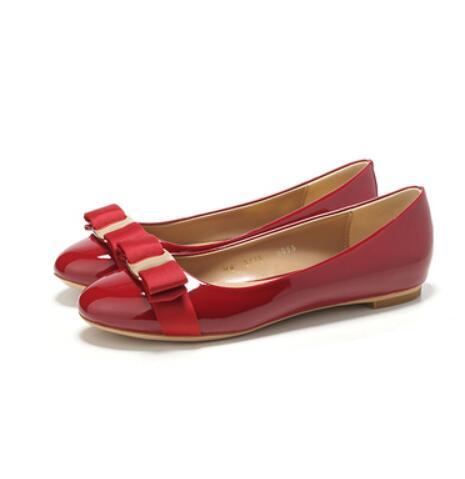 Paris Patent Leather Round Toe Shoes