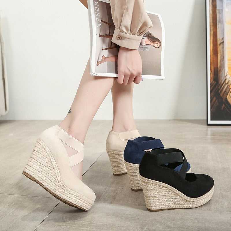 Summer Platform Wedge Heels