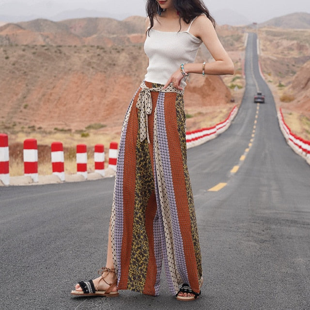 High Waist Native Bohemian Trousers