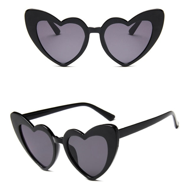 Retro Love Heart Shaped Glasses UV400 Protection