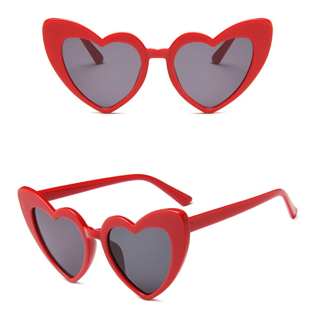 Retro Love Heart Shaped Glasses UV400 Protection