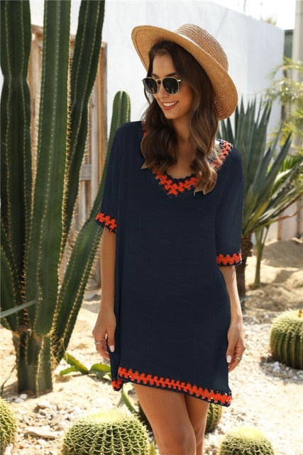 Playa Crochet Bikini Cover-up Tunic