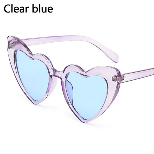 Retro Love Heart Shaped Glasses UV400 Protection