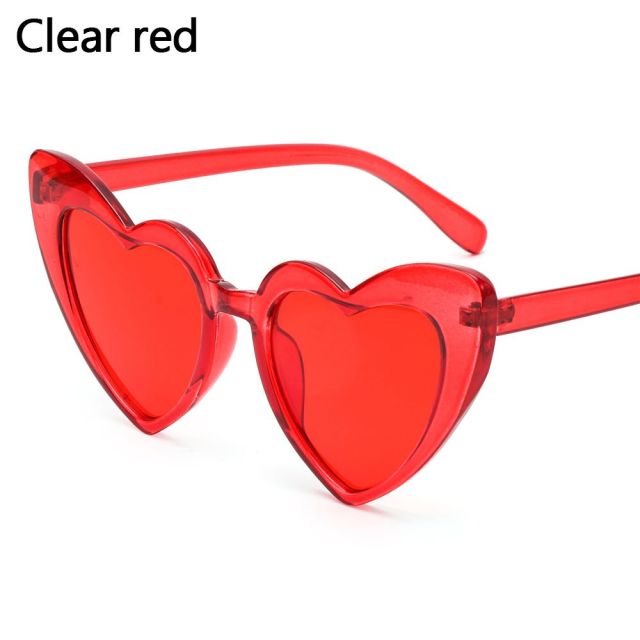 Retro Love Heart Shaped Glasses UV400 Protection