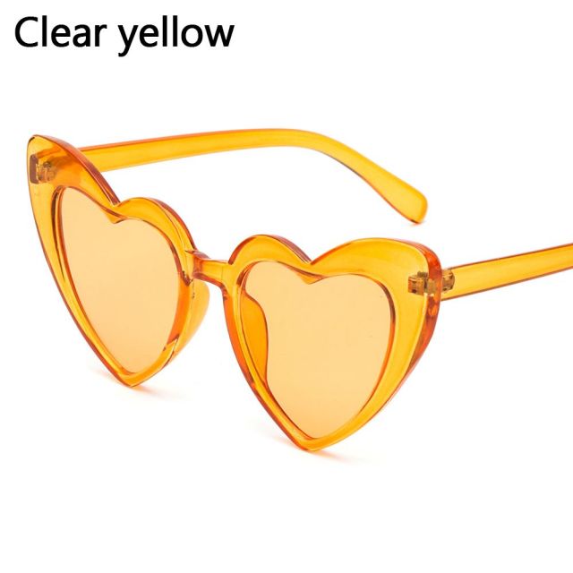 Retro Love Heart Shaped Glasses UV400 Protection