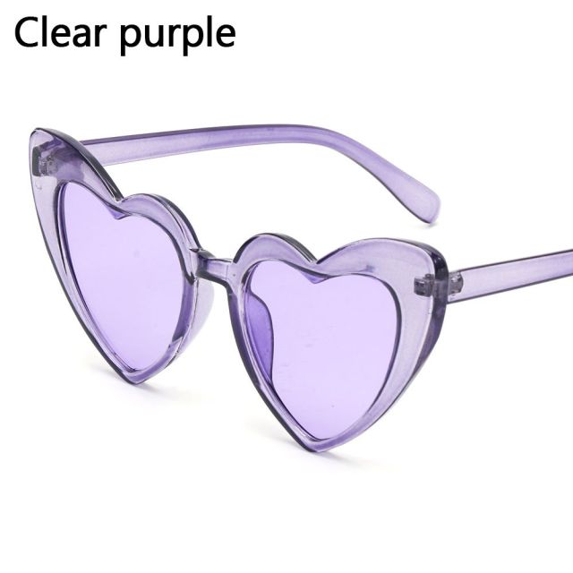 Retro Love Heart Shaped Glasses UV400 Protection