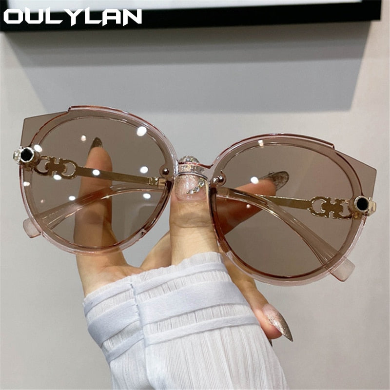 Oulylan Round UV400 Sunglasses