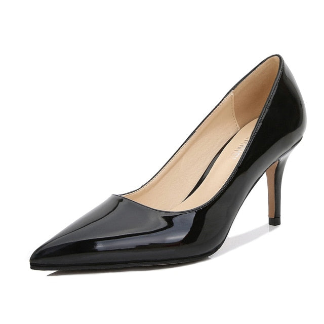 Pointed-toe Stiletto Pumps