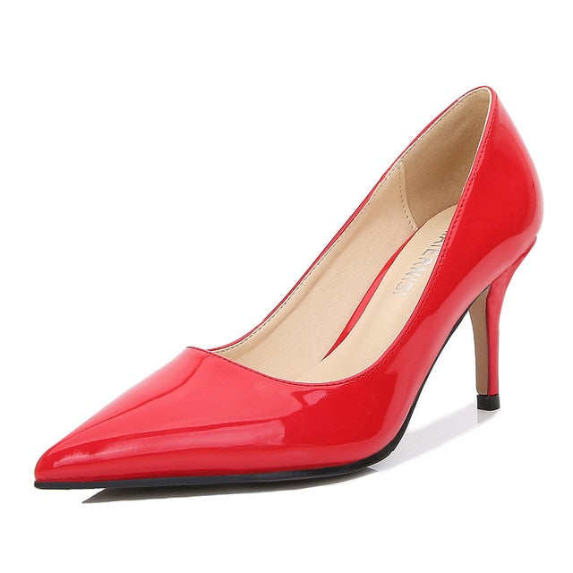 Pointed-toe Stiletto Pumps