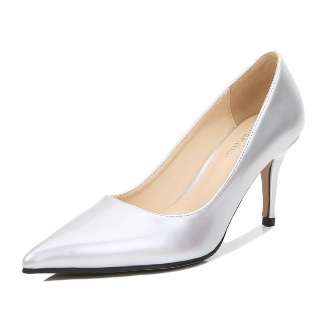 Pointed-toe Stiletto Pumps