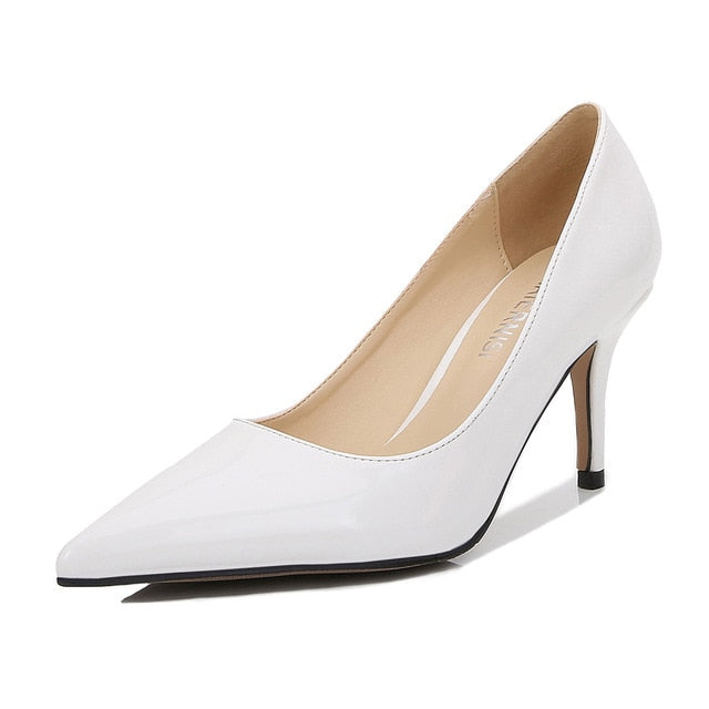 Pointed-toe Stiletto Pumps