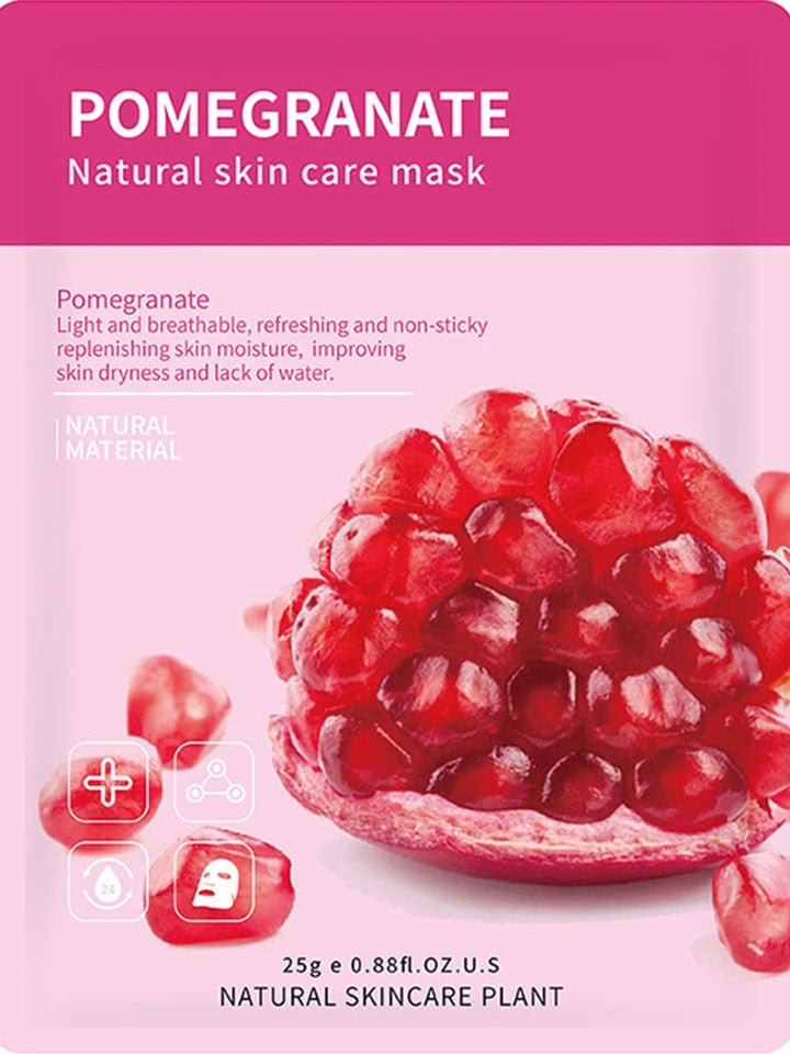 12pc Fruit Moisturizing Face Masks