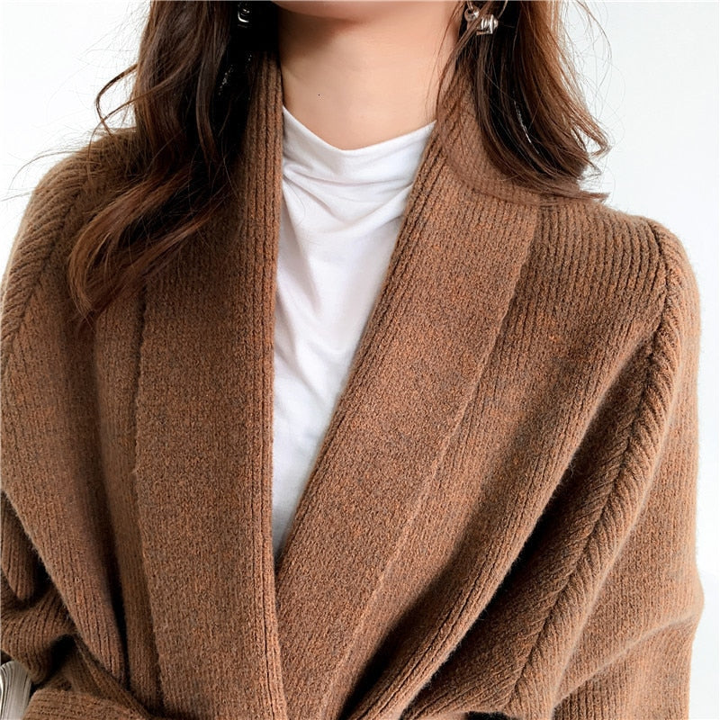 Alpaca Knit Cardigan Jacket