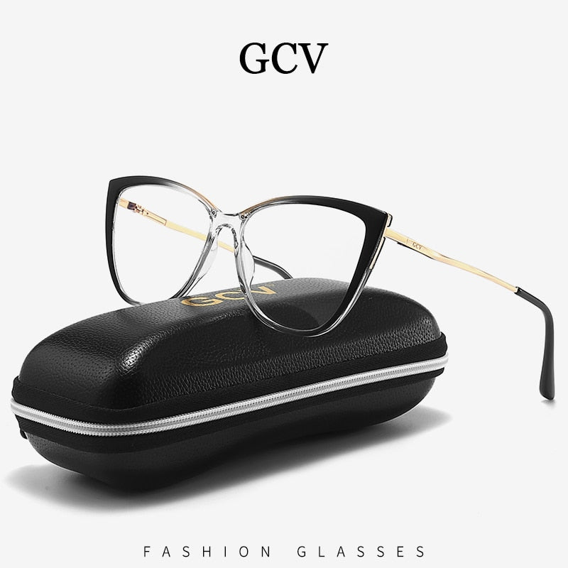 GCV Blue Light Blocking Cat Eye Eyeglasses