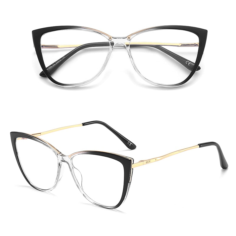 GCV Blue Light Blocking Cat Eye Eyeglasses