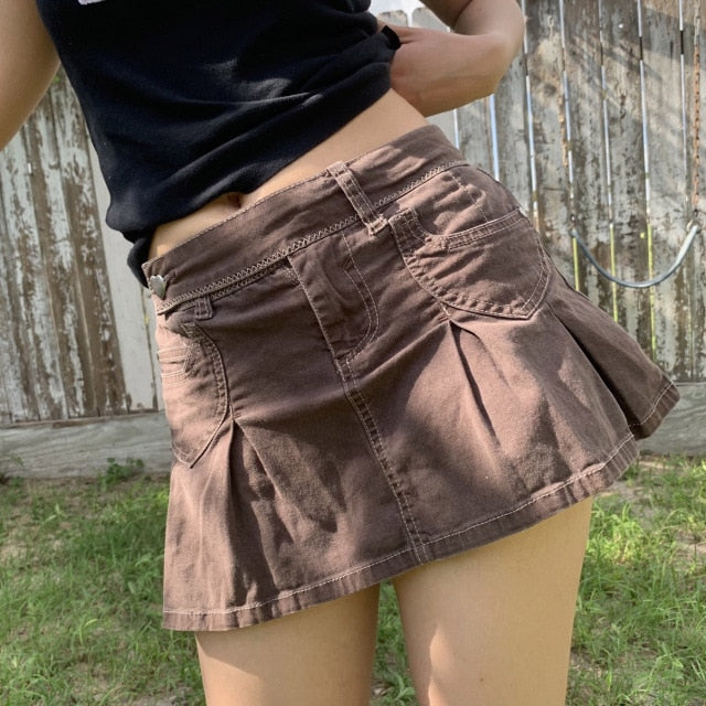 Bandage High Waist Pencil Mini Skirt