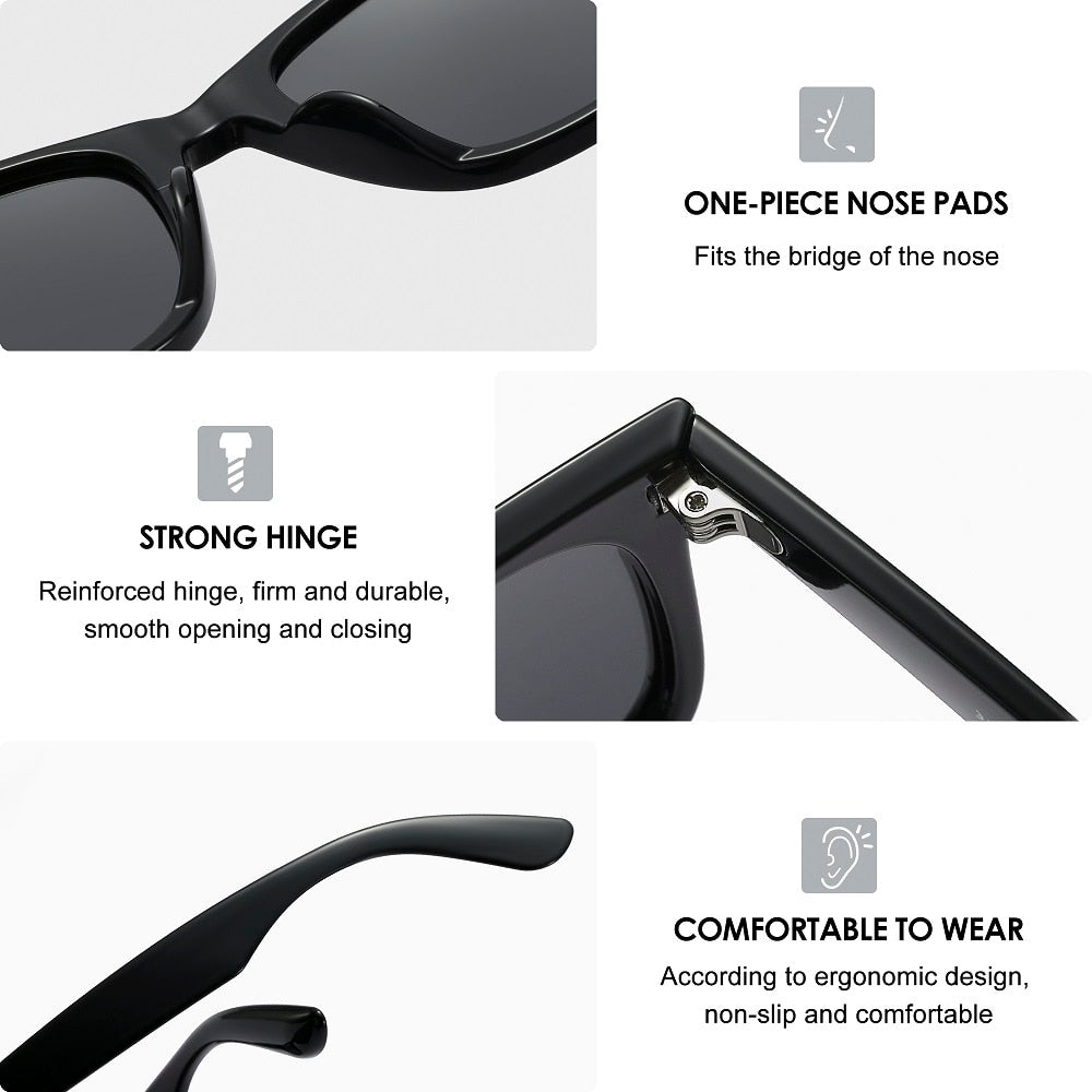 AOFLY Rectangle Polarized Sunglasses