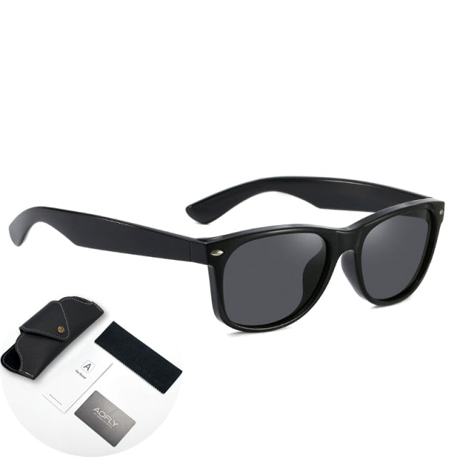 AOFLY Rectangle Polarized Sunglasses