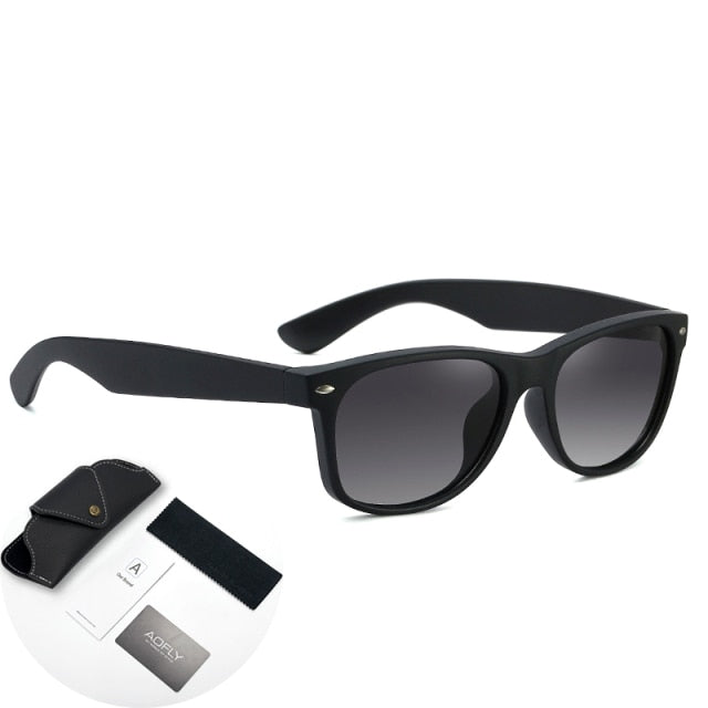 AOFLY Rectangle Polarized Sunglasses