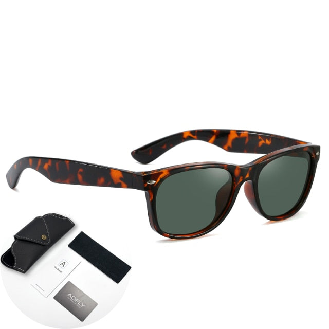 AOFLY Rectangle Polarized Sunglasses