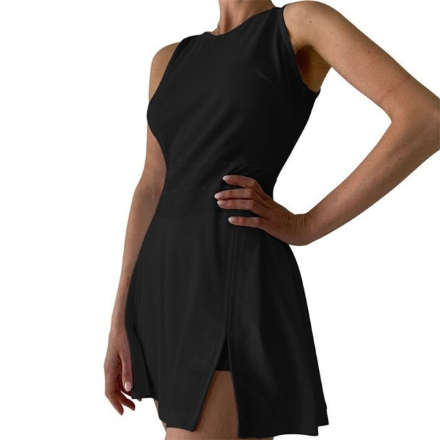 Classic Block Tennis Dress