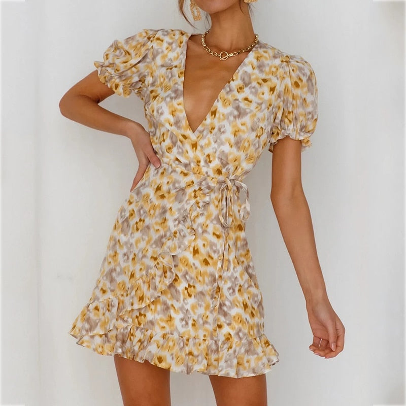 Flowery Flowey Ruffle Dress