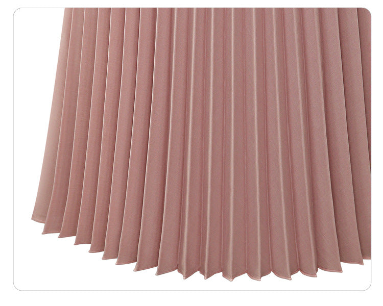 Long Chiffon Pleated Skirt