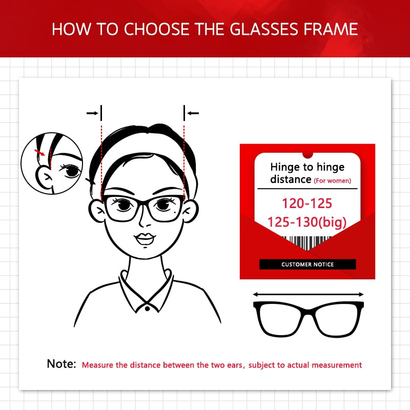 SASAMIA Oval Fashion Design Eyeglasses