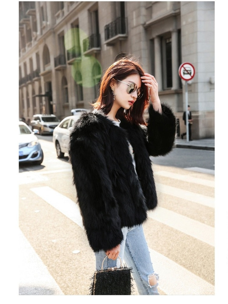 Faux Fur Fluffy Jacket