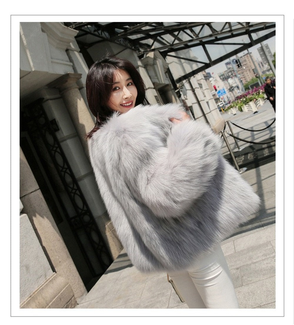 Faux Fur Fluffy Jacket