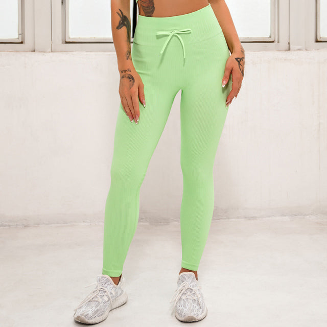 Yoga Leggings/Sports Bra Two Piece Set