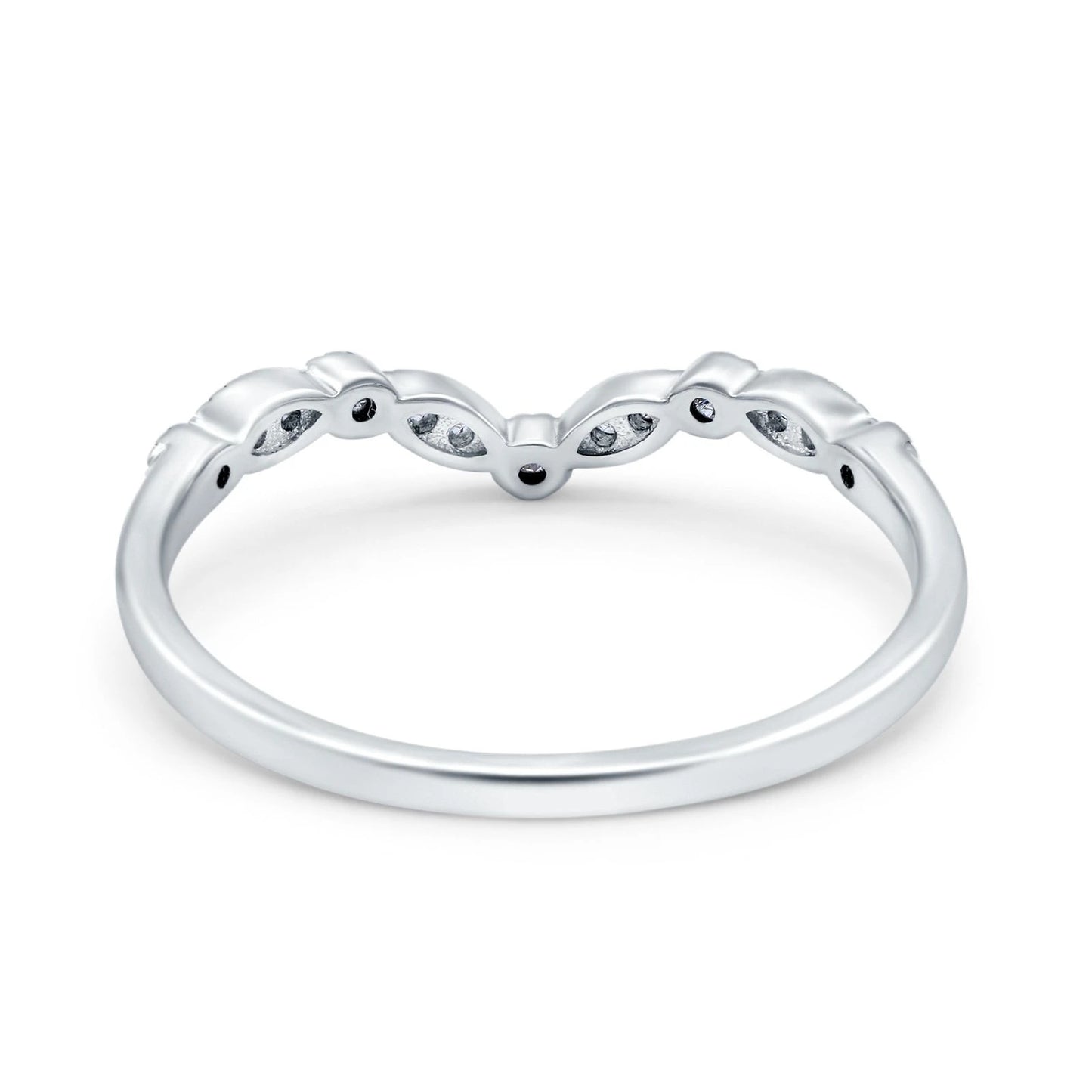 Queen 925 Sterling Silver Diamond Ring