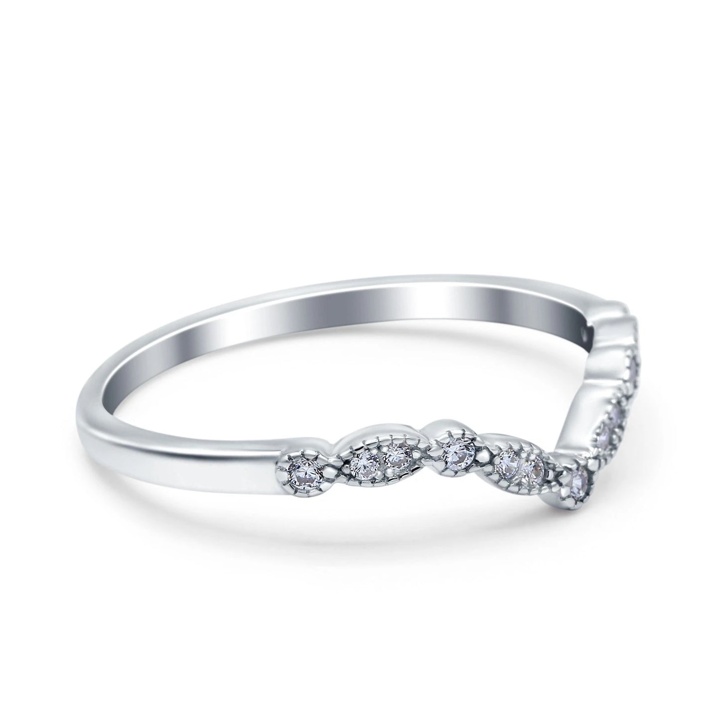 Queen 925 Sterling Silver Diamond Ring