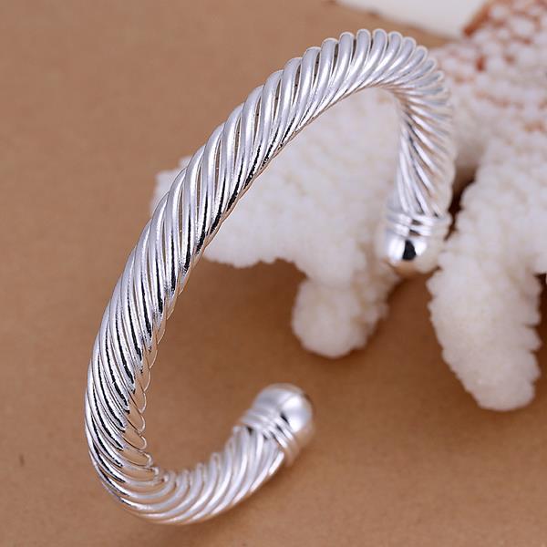 Twisted Cable Bangles Cuff Bracelet