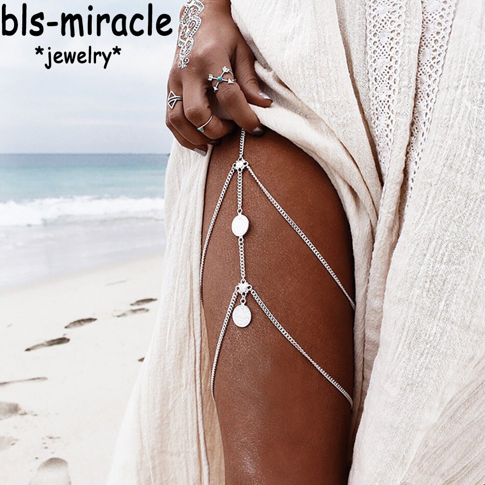 Boho Leg Chain For Women